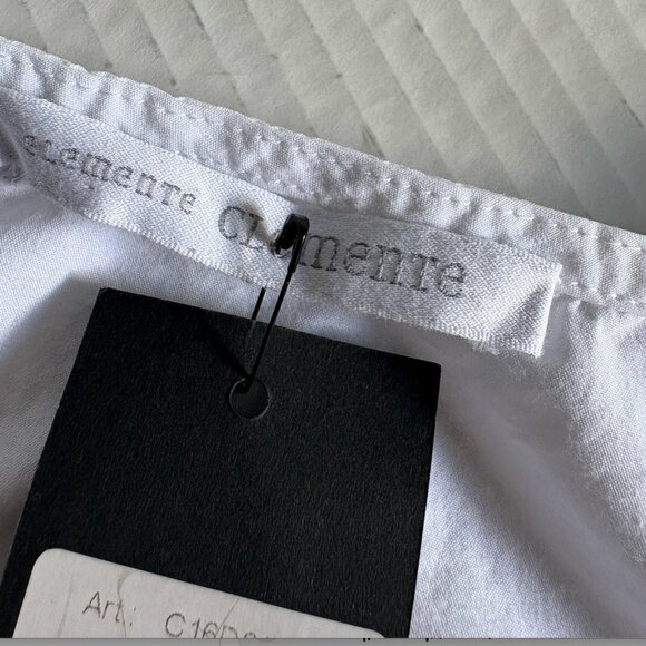 Elemente Clemente White Cotton Sleeveless Top "Stacy", Size 4 - Picture 4 of 10